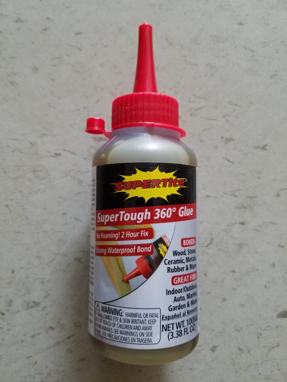 Supertite Fusion-tack Adhesive. Industrial Fabric Glue. Fusion Tack Glue.  Bond Glue. Clear Permanent Fusion Tack Glue. SUPERTITE. 3.38 Oz 