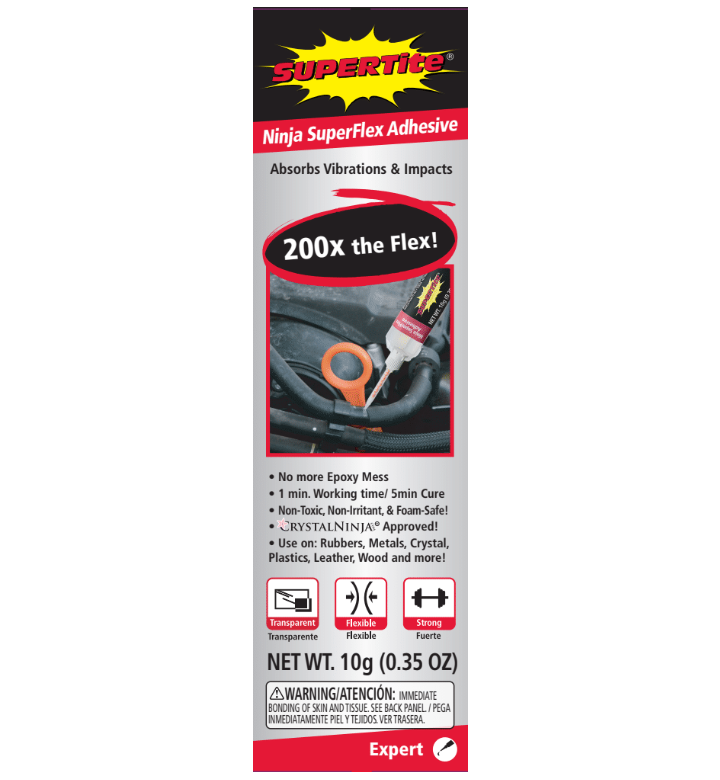 Adhesive, SUPERTite®, Ninja SuperFlex Adhesive, 2-part epoxy, clear. Sold  per 10-gram tube. - Fire Mountain Gems and Beads